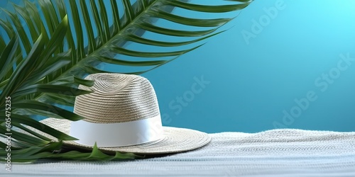 Summer background in turquo...