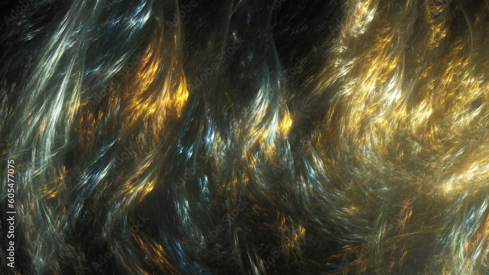 Fabric of the universe - string theory illustration - good for high concept science/sci-fi or gaming related content
