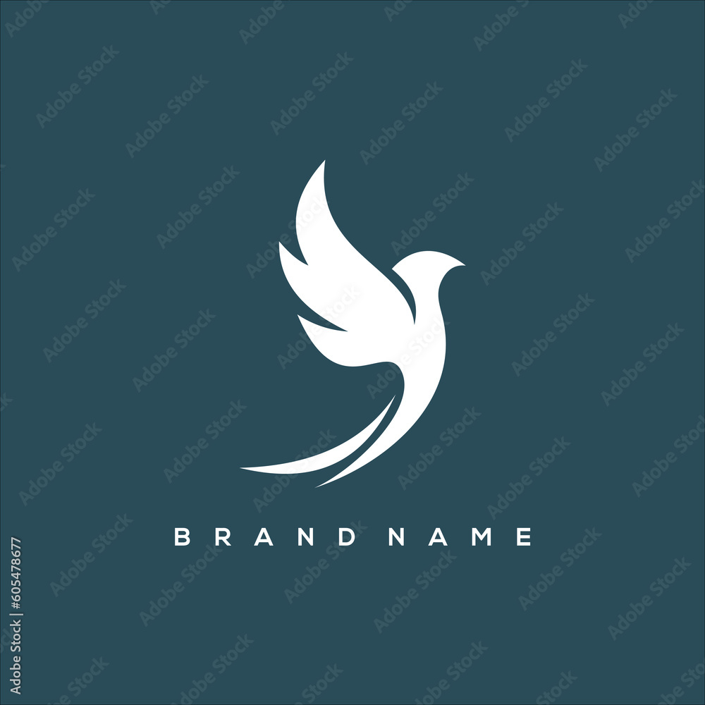 Fototapeta premium bird abstract logo design vector