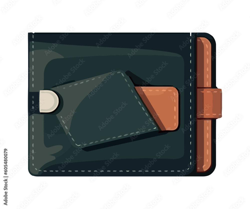 leather wallet on white backdrop leather wallet on white backdrop