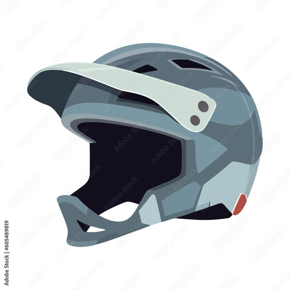 Biker helmet symbolizes safety in extreme sports Biker helmet symbolizes safety in extreme sports