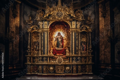 Fotografija Altarpiece of the Sacred Heart in Klenovnik, Croatia