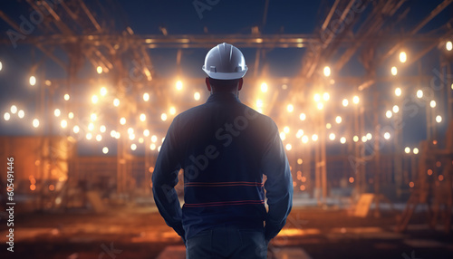 electrical engineer at construction site © IMRON HAMSYAH