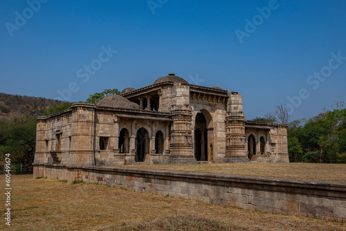 Nagina Mosque, Champaner-Pavagadh Archaeological Park, UNESCO World Heritage Site, Gujarat, India, Asia photo