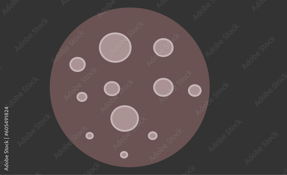 Fototapeta premium abstract vector planets in the sky