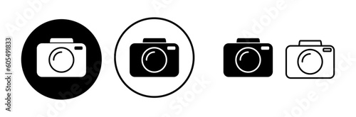 Camera Icon in trendy flat style isolated. Camera symbol web site design