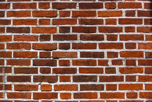 an old wall of old red brick, an old building, as a background 3