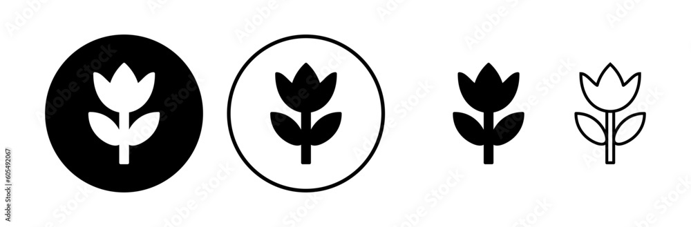 Flower icon vector. floral icon. flower logo Flower icon vector. floral icon. flower logo