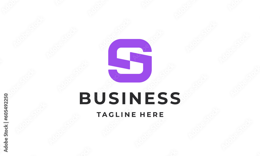 Initials S logo design. Initial letter logo design vector Initials S logo design. Initial letter logo design vector