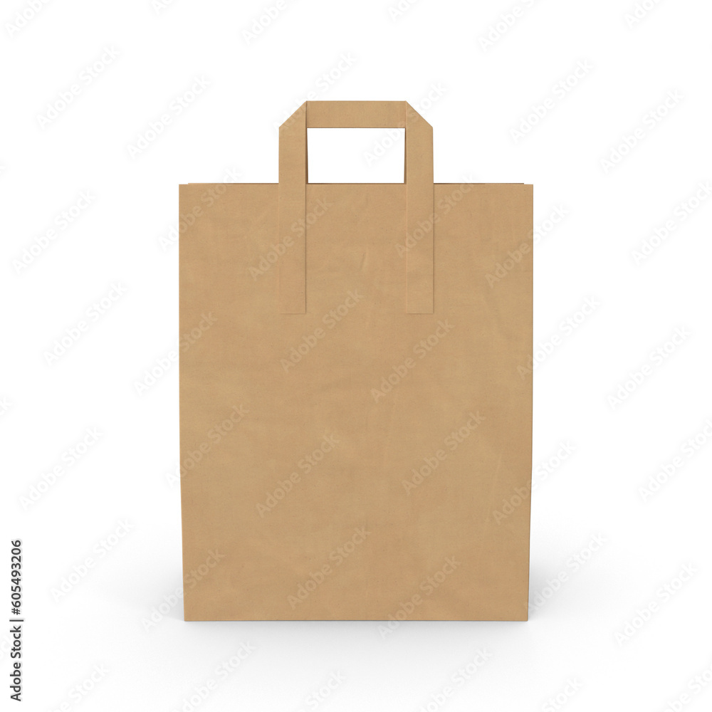 Paper bag with handle