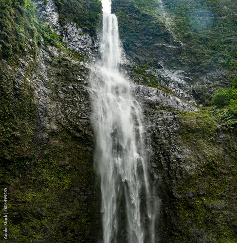 Close up view of the Hanakapiai Falls