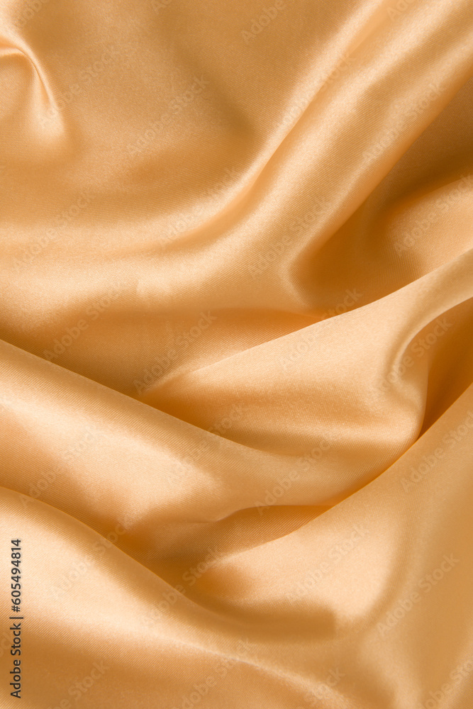 Fototapeta premium brown or gold silk fabric texture for background