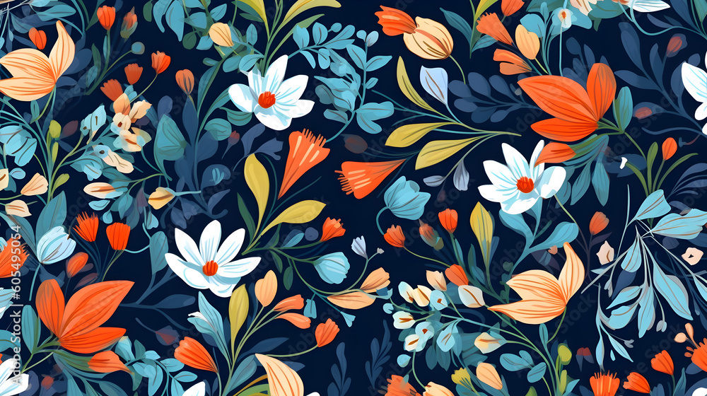 seamless floral pattern seamless floral pattern