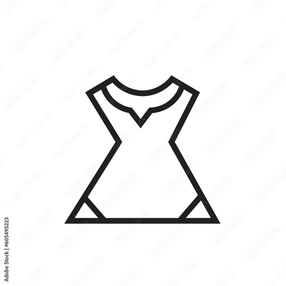 Clothing Fashion Women Outline Icon Clothing Fashion Women Outline Icon