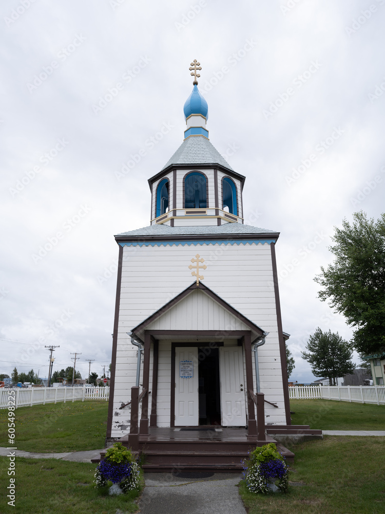 Russian Orthodox Church on the Kenai Peninsula in Alaska