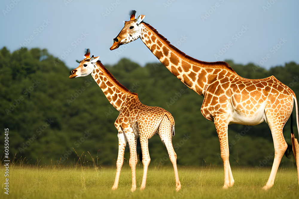 giraffes in the wild giraffes in the wild