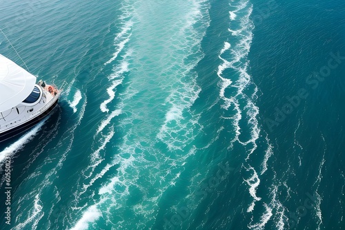 美しい波打つ海の表面のテクスチャ © sky studio