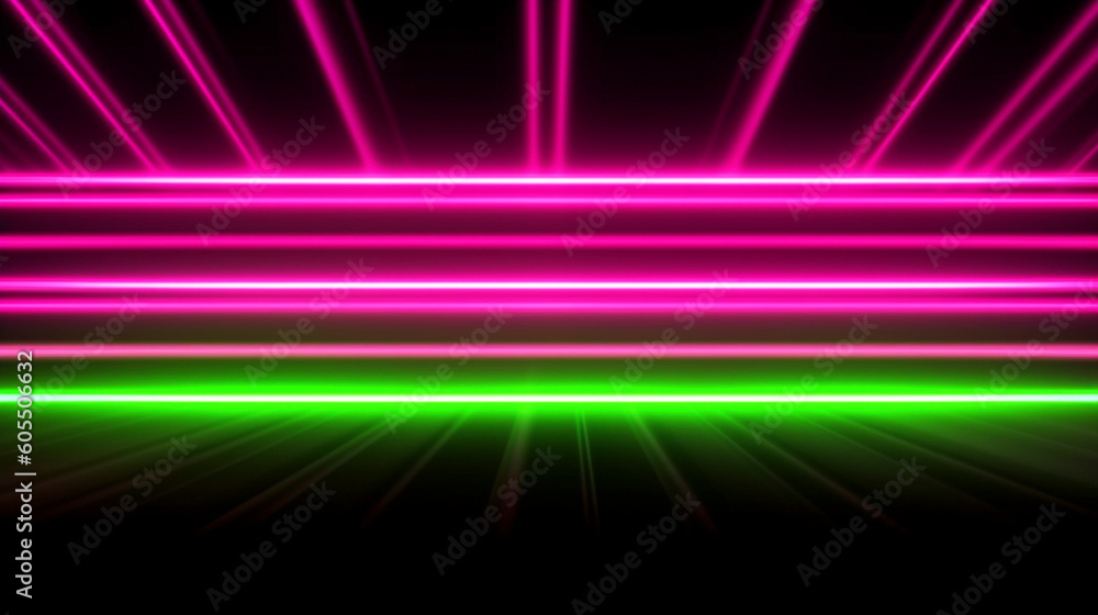AI art Gradients lines of light neon colors 光の線 AI art Gradients lines of light neon colors 光の線