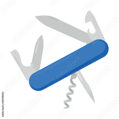 Multi tool on white background