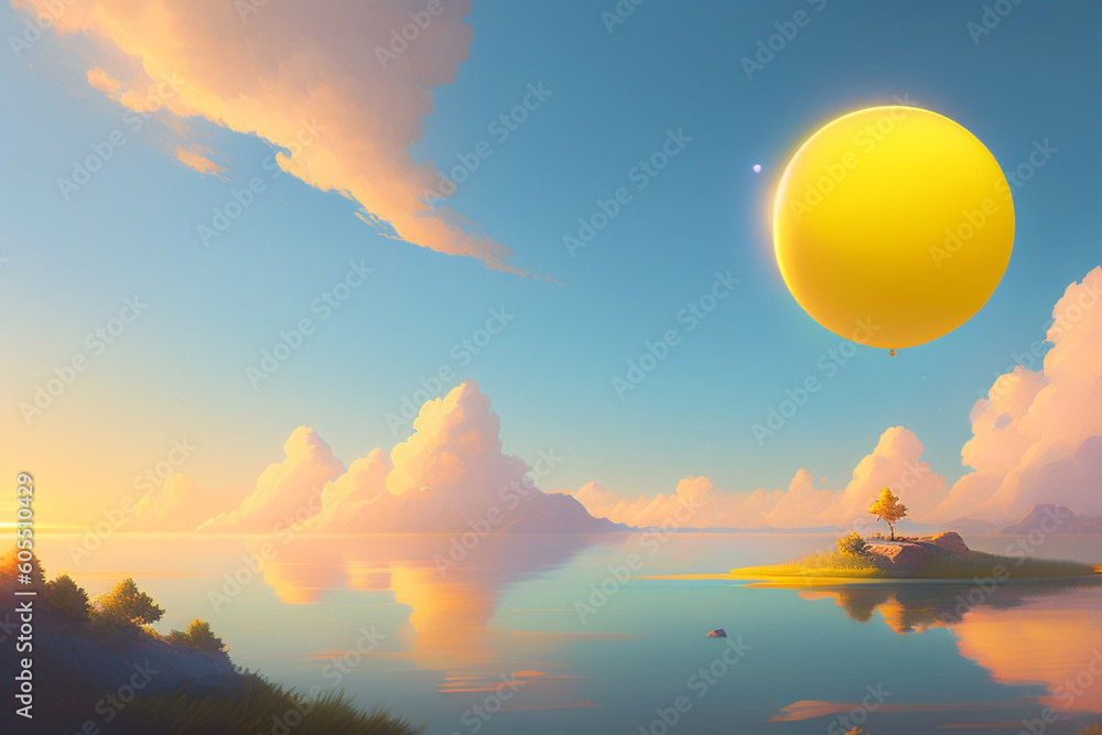 Obraz premium hot air balloon