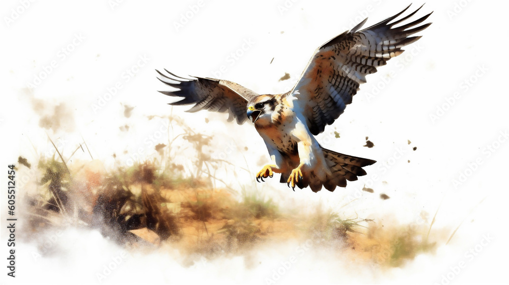 Generative AI, Aerial Hunter: Falcon in Action Generative AI, Aerial Hunter: Falcon in Action