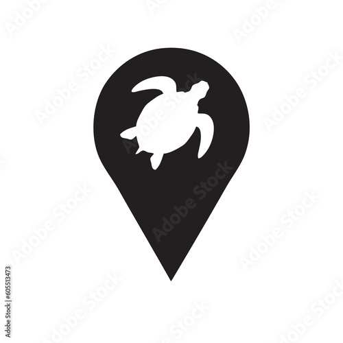Map sign Turtle