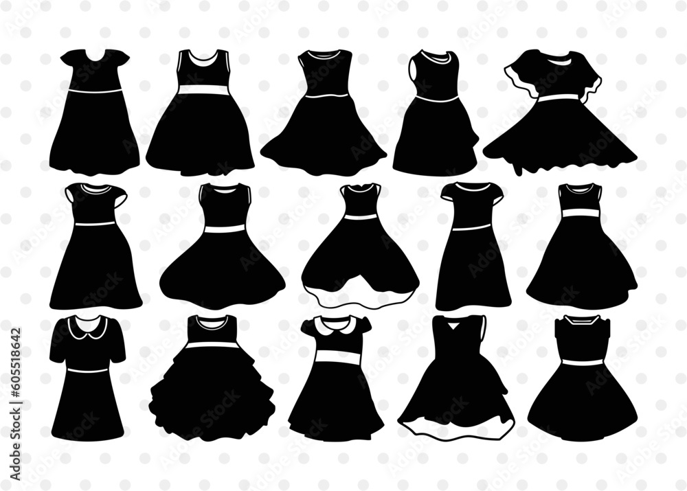 girl-frock-svg-frock-silhouette-baby-frock-svg-frock-svg-baby-dress