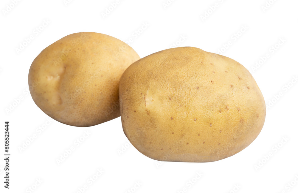 Raw Potato isolated transparent background. Raw Potato isolated transparent background.
