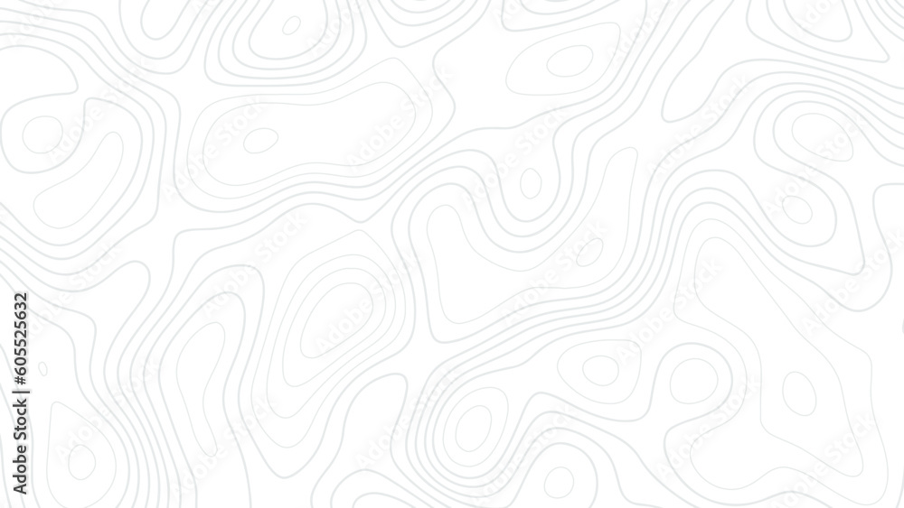 topography white carve line background
