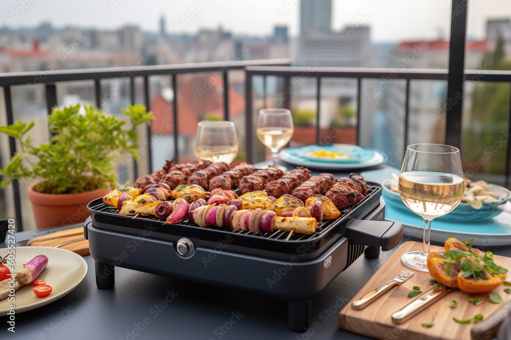 BBQ on the balcony