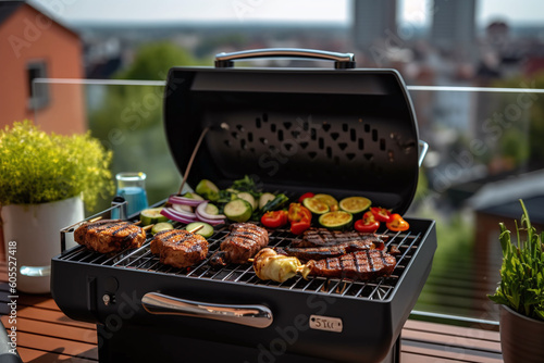 BBQ on the balcony