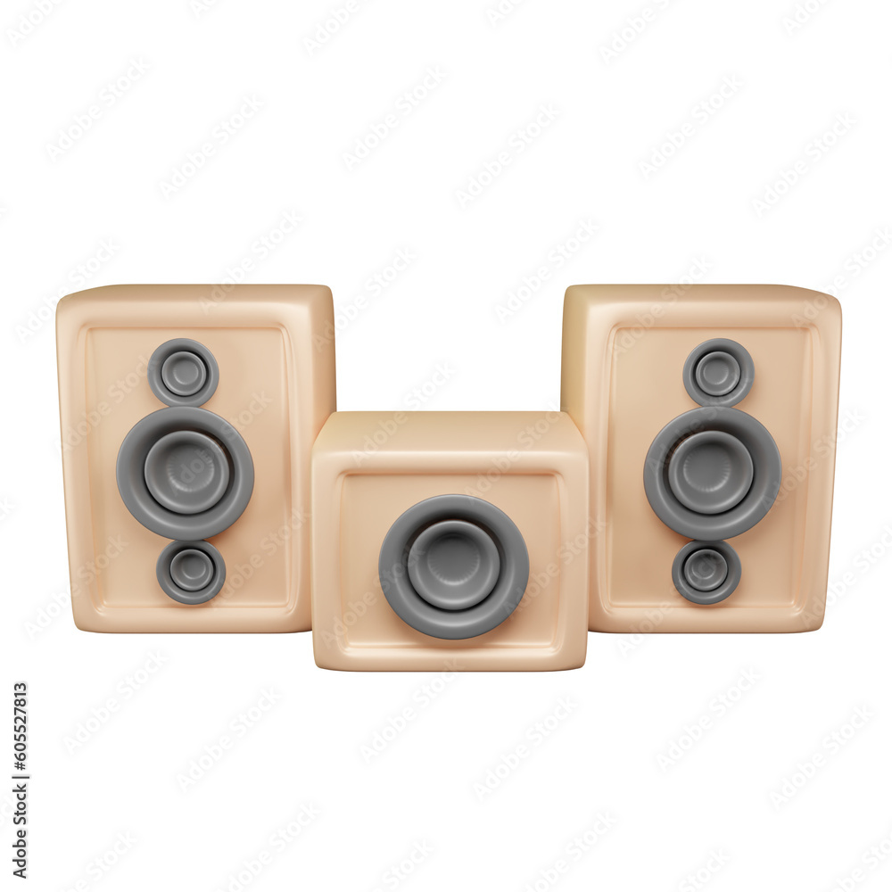 Fototapeta premium Entertainment speakers for music