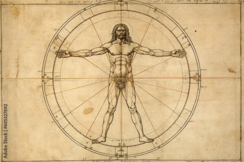 Vitruvian Man The Modern Transformation Da Vinci S Vitruvian Man