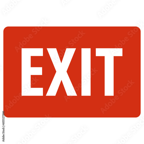 Exit icon sign vector illustration