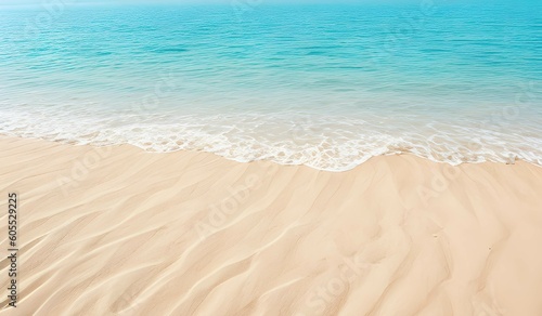 ビーチに打ち寄せる波の素材、背景
