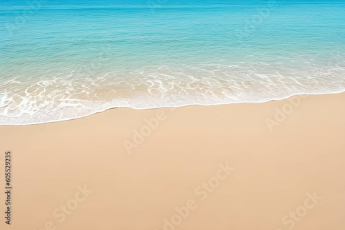 ビーチに打ち寄せる波の素材、背景 © sky studio