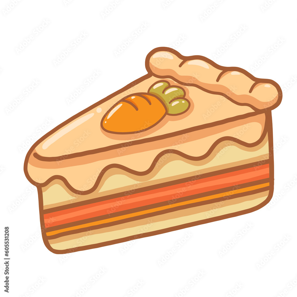 Bakery and dessert represented by delicious cake icon. Isolated and colorfull Bakery and dessert represented by delicious cake icon. Isolated and colorfull