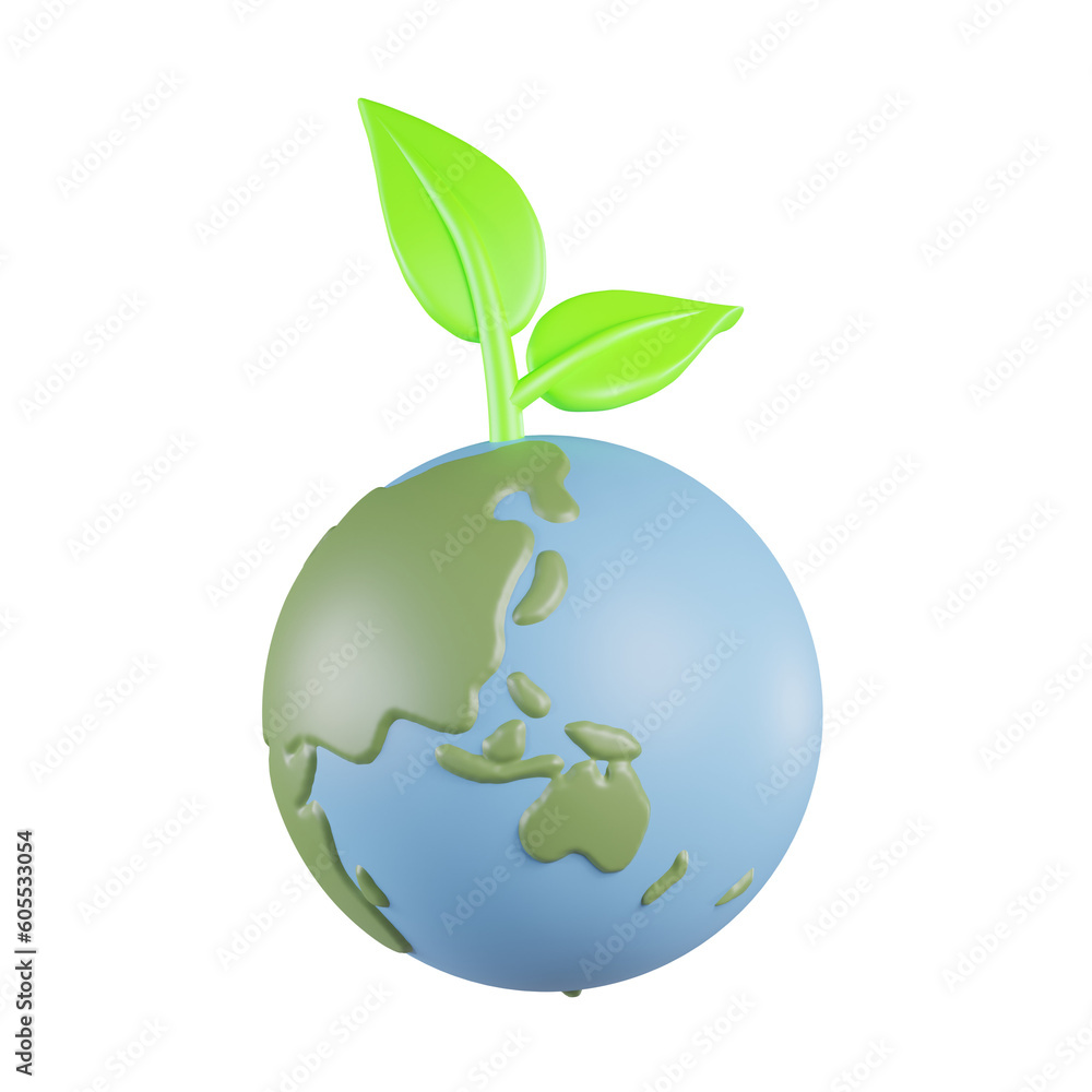 Eco Friendly 3D Icon