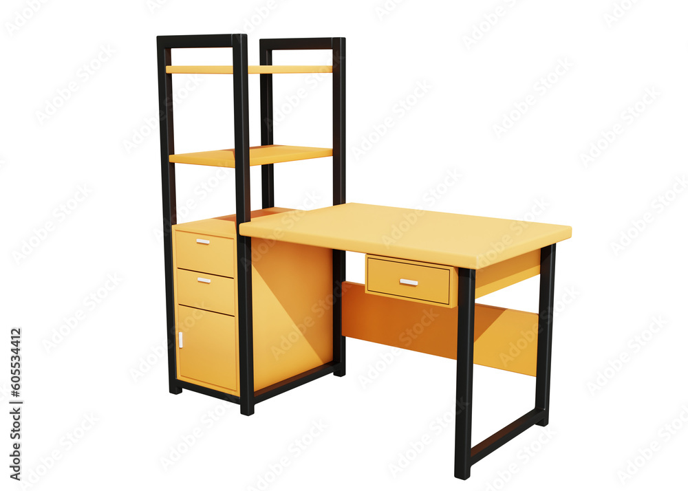 3d wooden table icon isolated object 3d wooden table icon isolated object