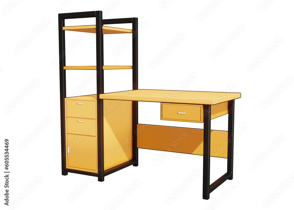 3d wooden table icon isolated object 3d wooden table icon isolated object