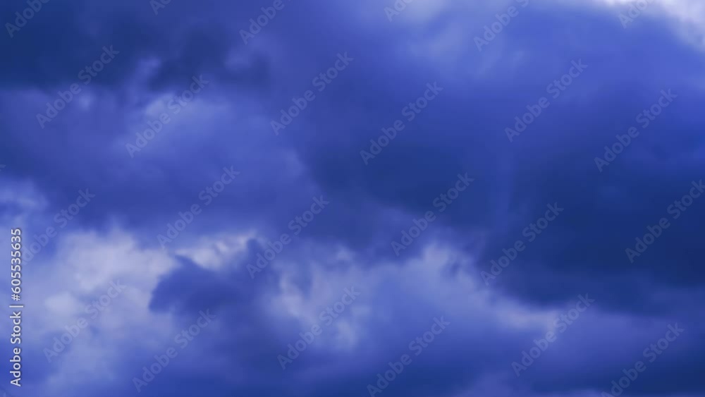 Dark blue stormy clouds before rain Dark blue stormy clouds before rain