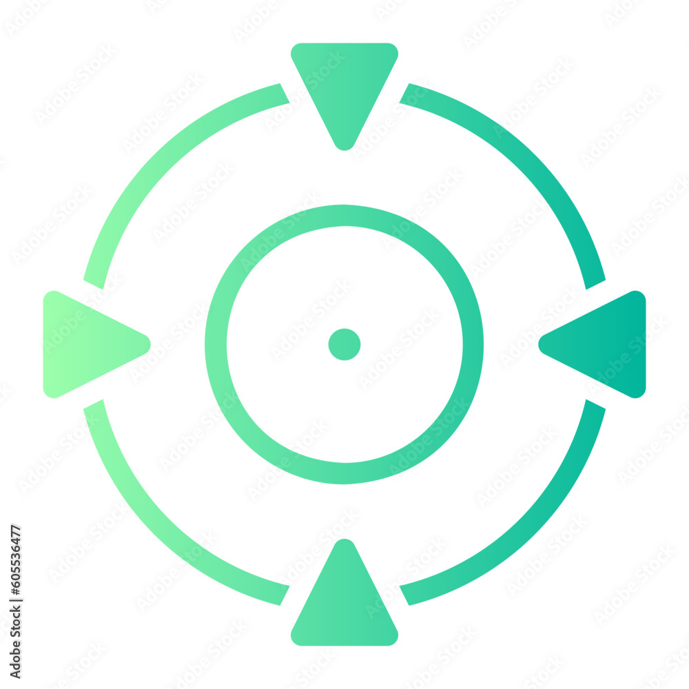 target gradient icon
