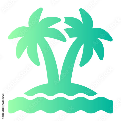 island gradient icon