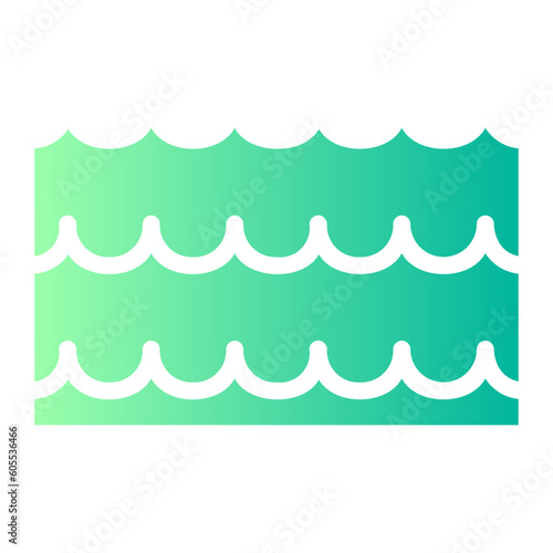 sea gradient icon