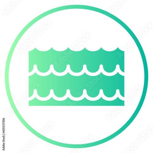 sea gradient icon