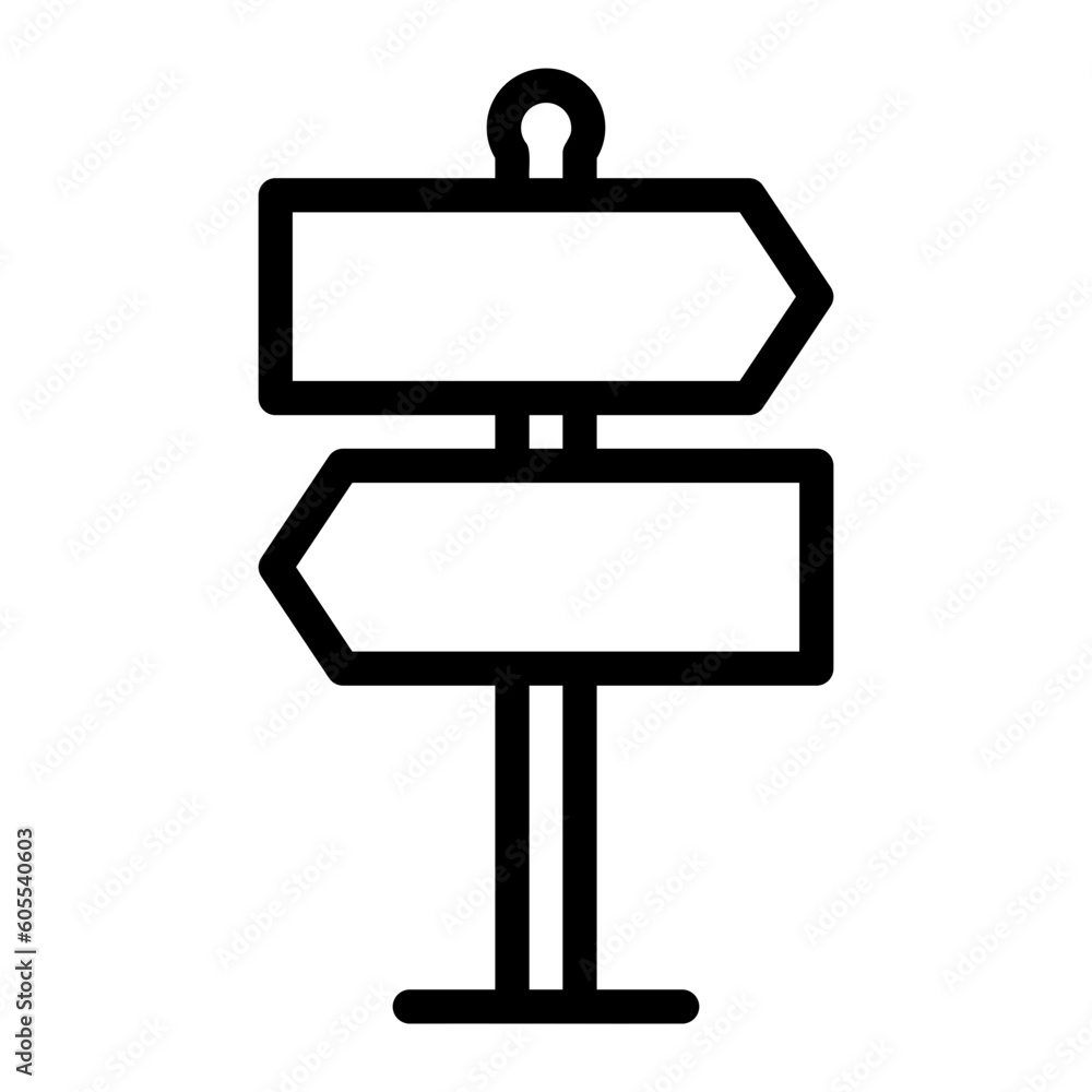 signboard line icon signboard line icon