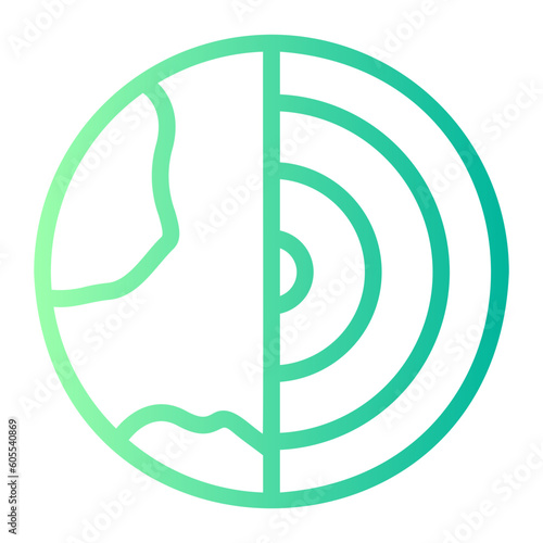 geothermal gradient icon