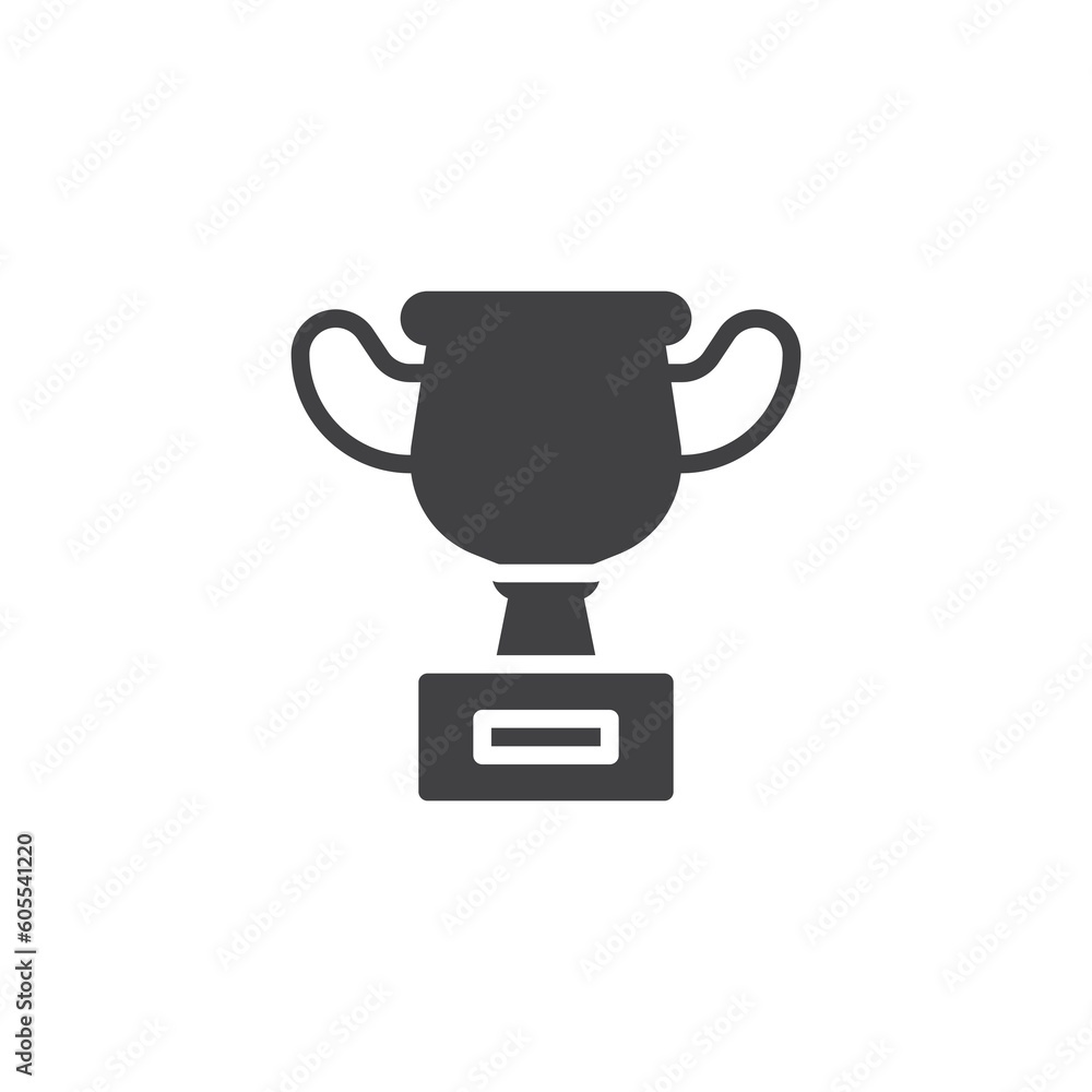 Trophy cup vector icon Trophy cup vector icon