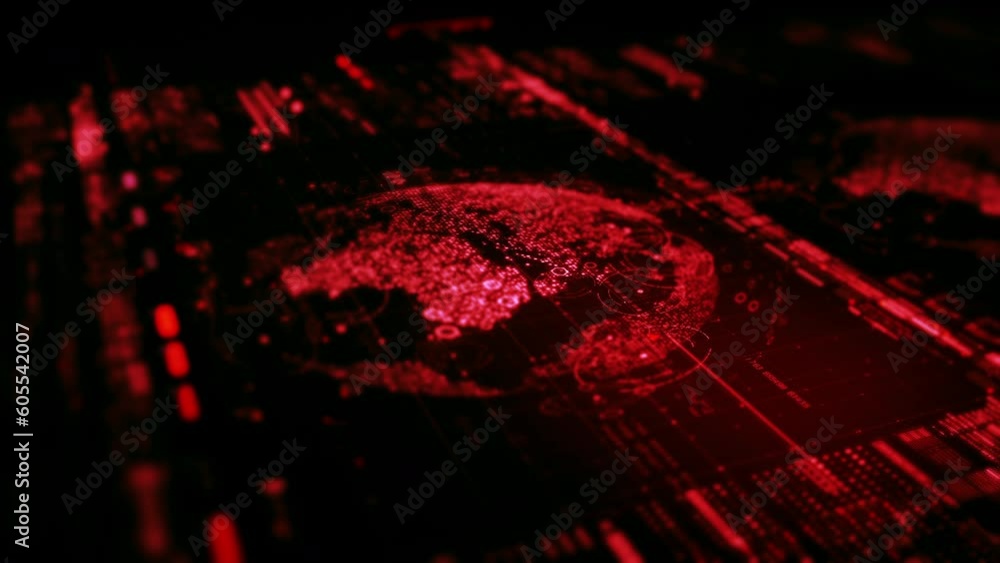 Advance data matrix, telemetry and encrypt numbers simulation user interface display in cyber space abstract de-focus environment background Advance data matrix, telemetry and encrypt numbers simulation user interface display in cyber space abstract de-focus environment background