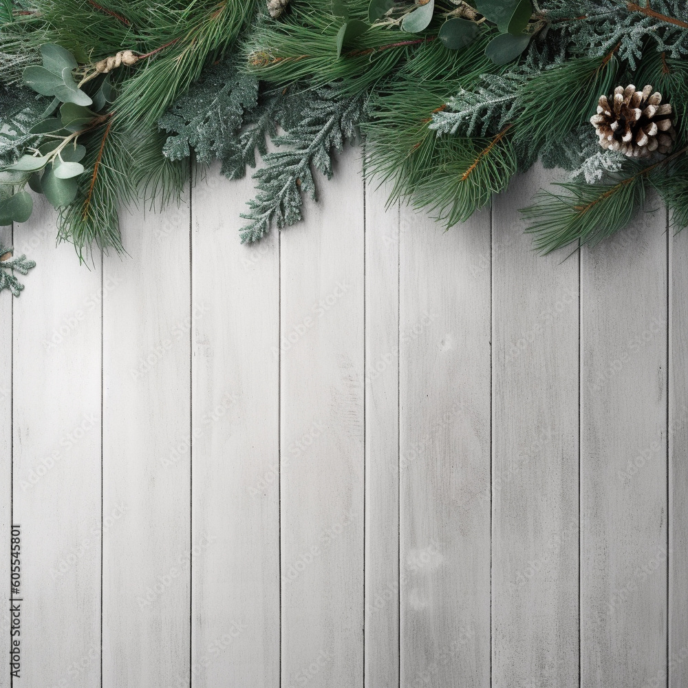 christmas background with fir branches and cones christmas background with fir branches and cones